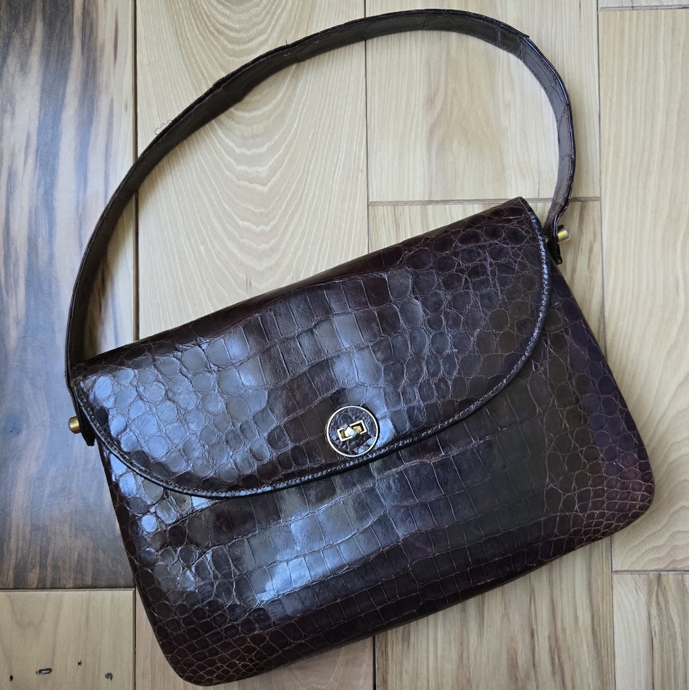 Vintage Crocodile Purse